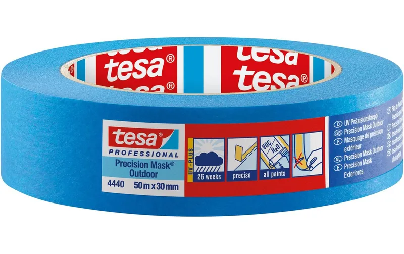 tesa Malerband Precision Mask Outdoor 26 50m x 25 mm, bleu