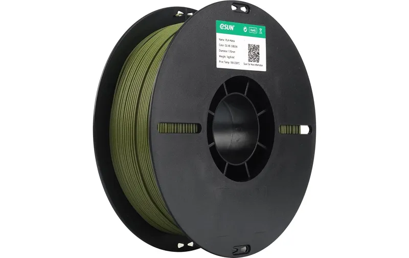 eSun Filament eSun, Filament , PLA MT, Olivgrün 1.75 mm 1 kg
