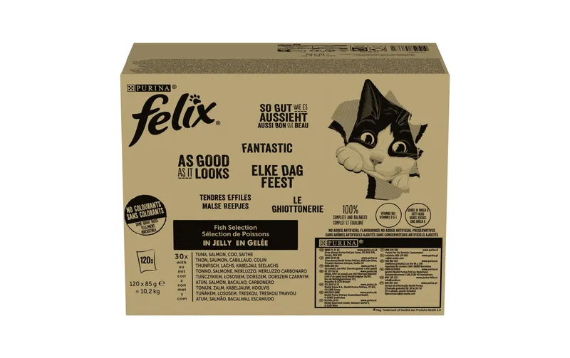 Felix Nassfutter AGAIL Fisch, 120 x 85 g