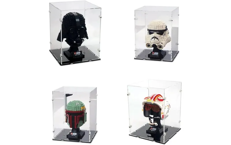 iDisplayit Acryl-Display per verschiedene LEGO Helmet Modelle