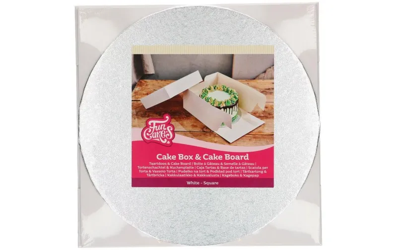 Funcakes Tortenbox mit Tortenplatte 25.9 x 25.9 x 15 cm, 1 pièces