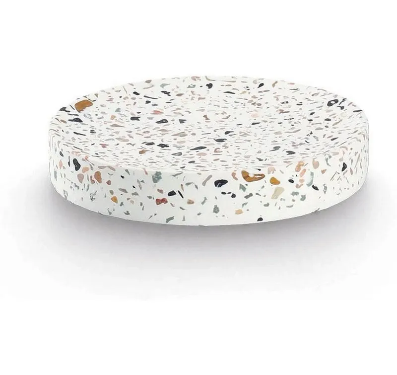 Zeller Present Seifenschale Terrazzo Mehrfarbig
