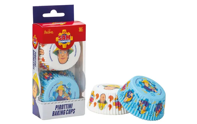 Decora Muffin Backform 36 pièces, Feuerwehrmann Sam Style 1