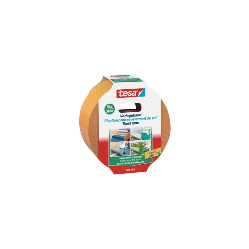 tesa Klebeband 25 m x 50 mm 50 mm x 25 m, Beige
