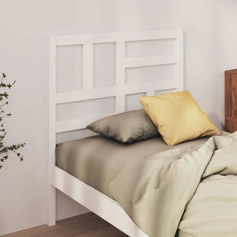 Bett-Kopfteil bianco 81x4x104 cm legno massiccio pino
