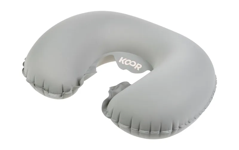 KOOR Cuscino da Collo Gonfiabile Colloo Grigio