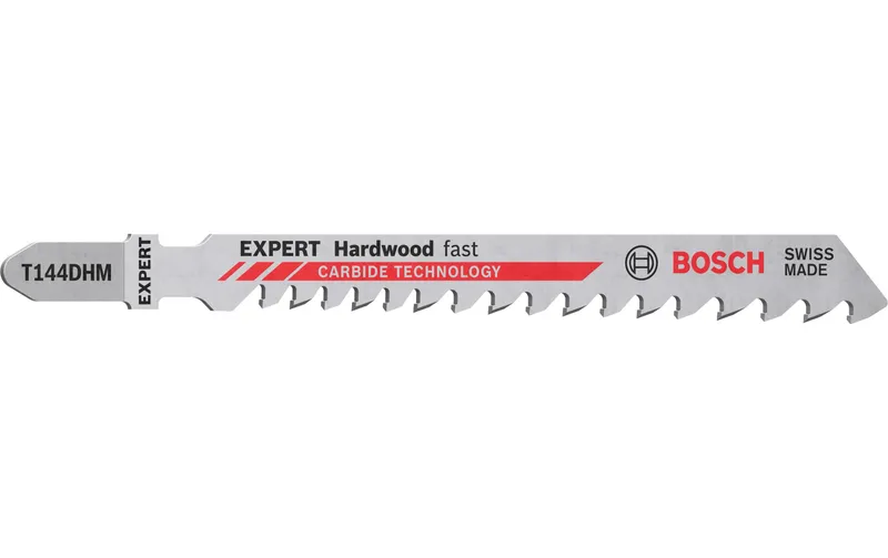 Bosch Professional Stichsägeblatt EXPERT Hardwood Fast T 144 DHM, 3 pezzi