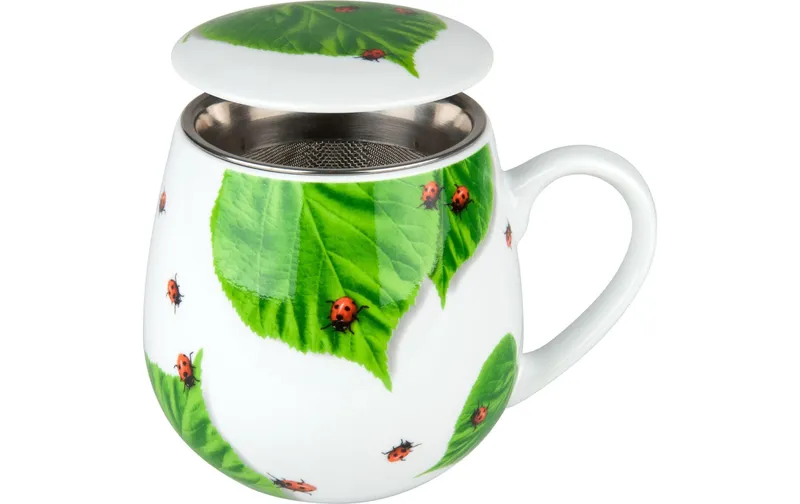 Könitz Teetasse Tea for you Marienkäfer 420 ml, 1 pieces, multicolour