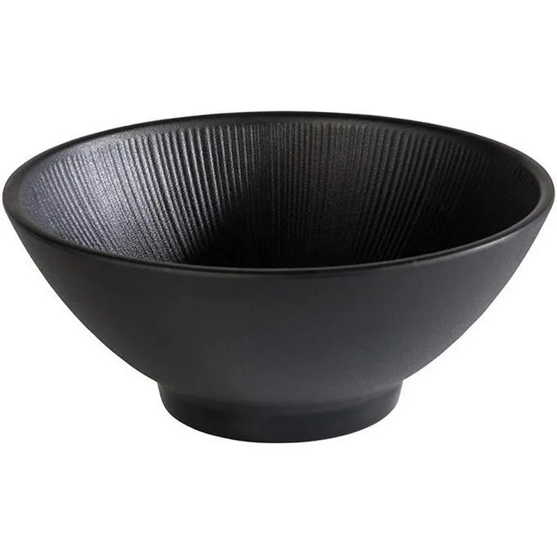 Piattino APS Bowl Nero Circolare 19 cm, Nero