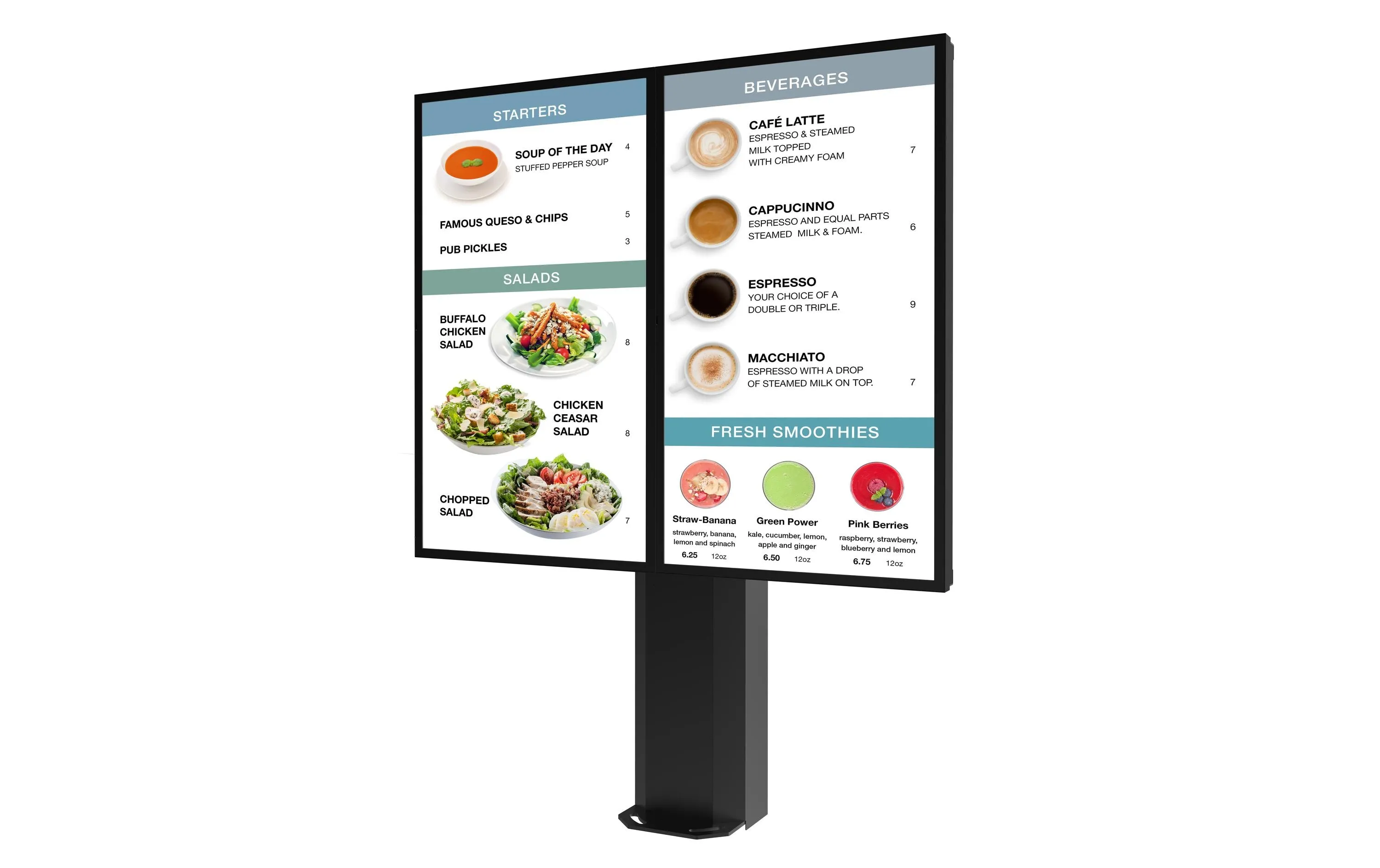 Peerless-AV Menütafel KOF555-2-SAM-EUK 55"