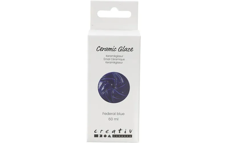 Creativ Company Keramikglasur 984 - 1101 °C, 60 ml, Dunkelblau