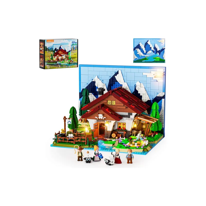 Lumibricks Shepherd's Cottage – Schäferhütte mit LED-Beleuchtung