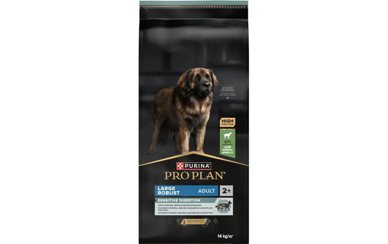 Purina Pro Plan Trockenfutter L Robust Adult Sensitive Digestion Lamm, 14 kg