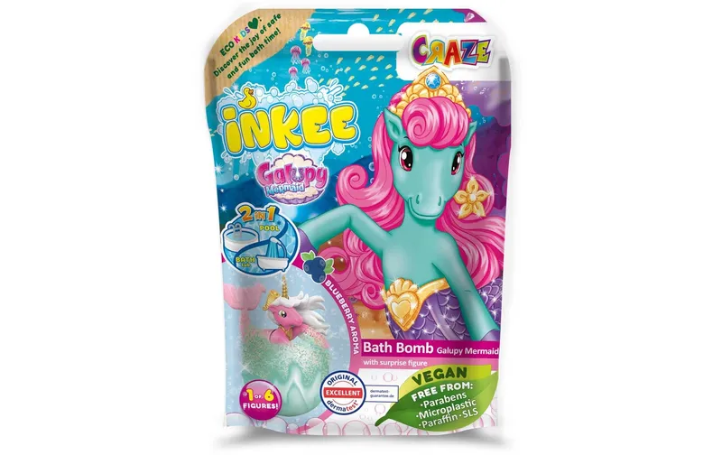 Craze Badekugel Inkee – Galupy Mermaid 1 pezzi