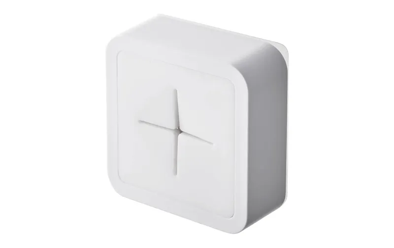 Yamazaki Wandhaken Handtuchhalter Tower 5.5 x 2.3 x 5.5 cm, bianco
