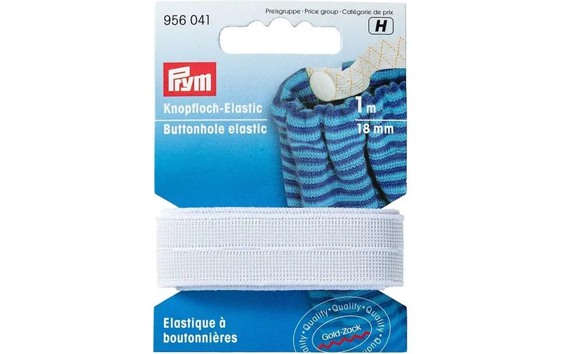 Prym Elastikband bianco, 1 m x 18 mm