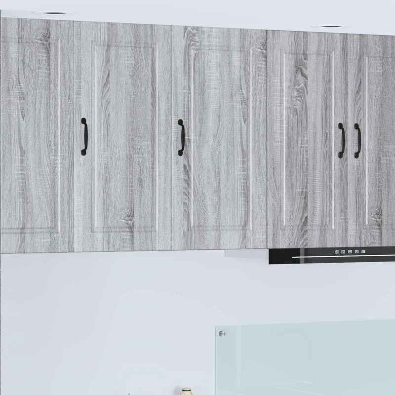 Meuble mural PORTO Gris Sonoma 40 x 31 x 80 cm