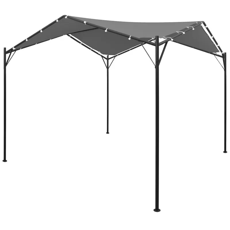Gartenpavillon anthracite 4x4 m