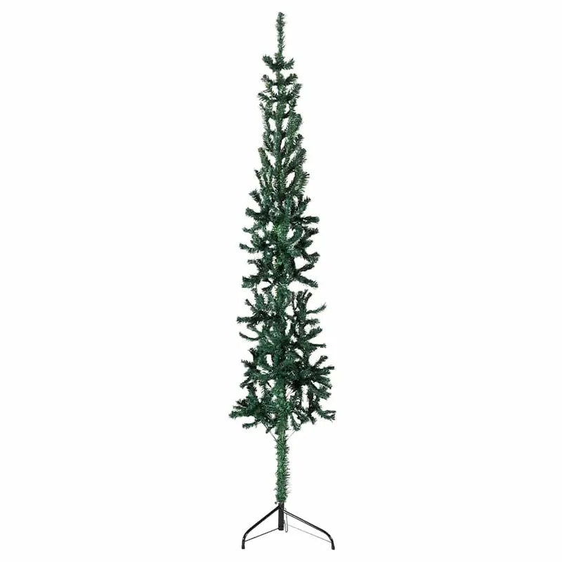 artificiale Halb-Weihnachtsbaum mit Ständer Schlank verde 180 cm