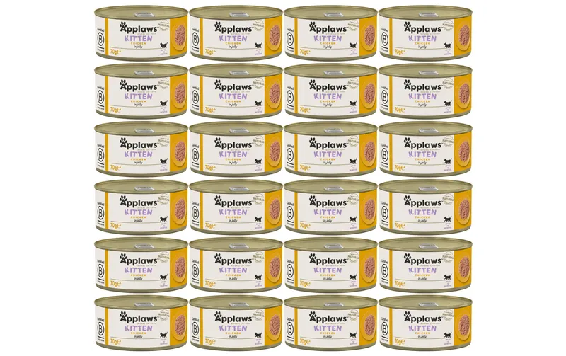 Applaws Nassfutter Dose Kitten Hühnchenbrust, 24 x 70 g