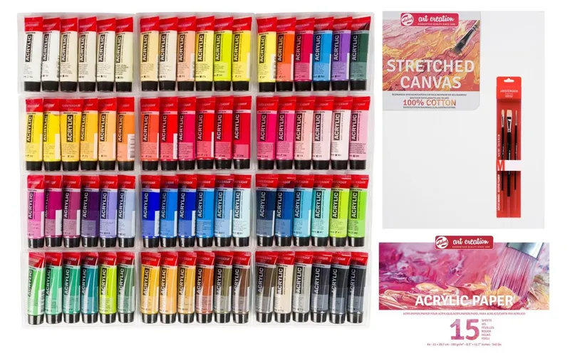 Amsterdam Acrylfarbe Geschenkset 20 ml, multicolore