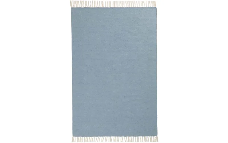 Urbanara Teppich Udaka 170 x 240 cm, Eisblau