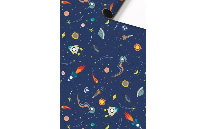 Stewo Geschenkpapier Cornelius 1 pièces, Dunkelblau, 70 cm x 2 m