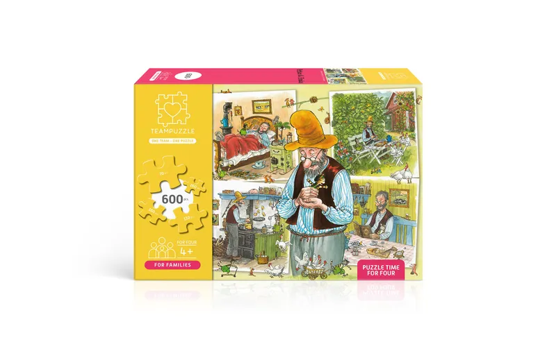 Teampuzzle Puzzle Pettersson and Findus