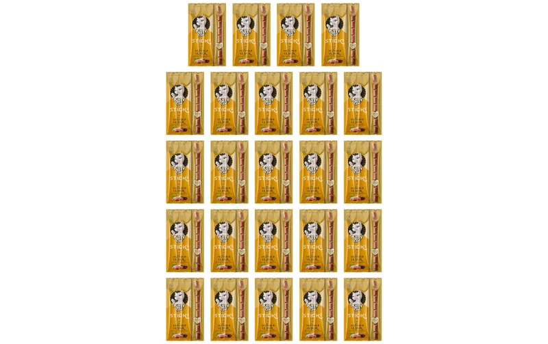 KITTY Cat Katzen-Snack KittyCat Stick Huhn, Leber 24 x 15 g