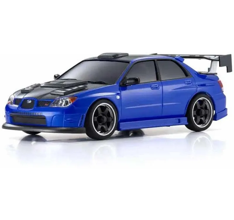 Kyosho Mini-Z Subaru Impreza WRX Aero, blu 1:27 Readyset