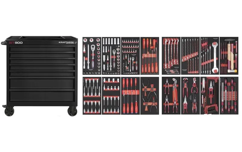 Kraftwerk Werkstattwagen BT900, PB noir 247-teilig