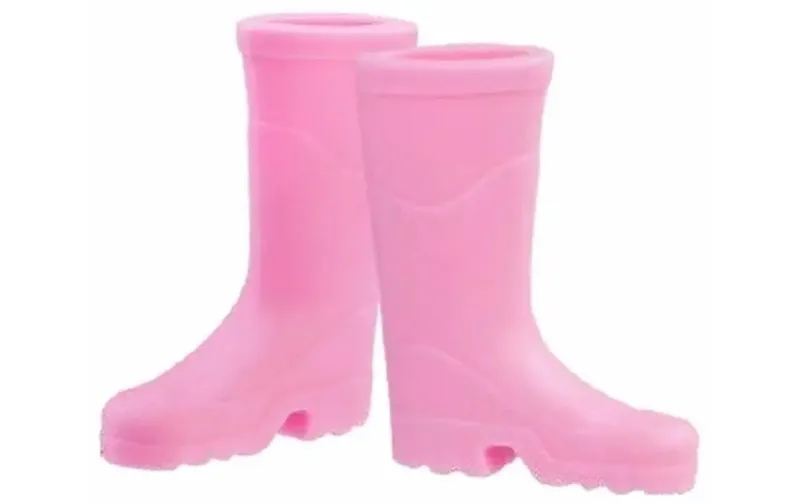 HobbyFun Mini-Figur Gummistiefel 2.5 x 3.5 cm, Pink