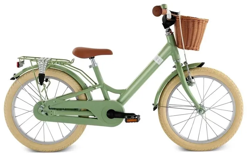PUKY Kinderfahrrad Youke Classic 18" Retro Grün