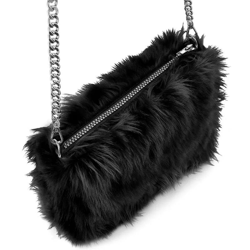 Borsa in pelle nera