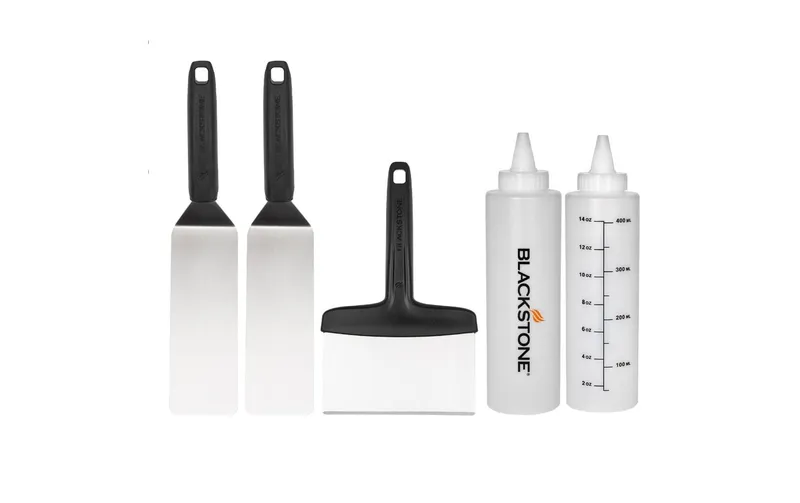 Blackstone Grillbesteck-Set Europa 5-teilig, blanc/noir