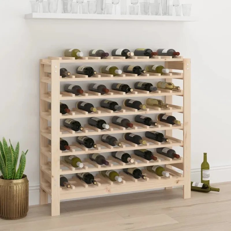 Weinregal 109,5x30x107,5 cm legno massiccio pino