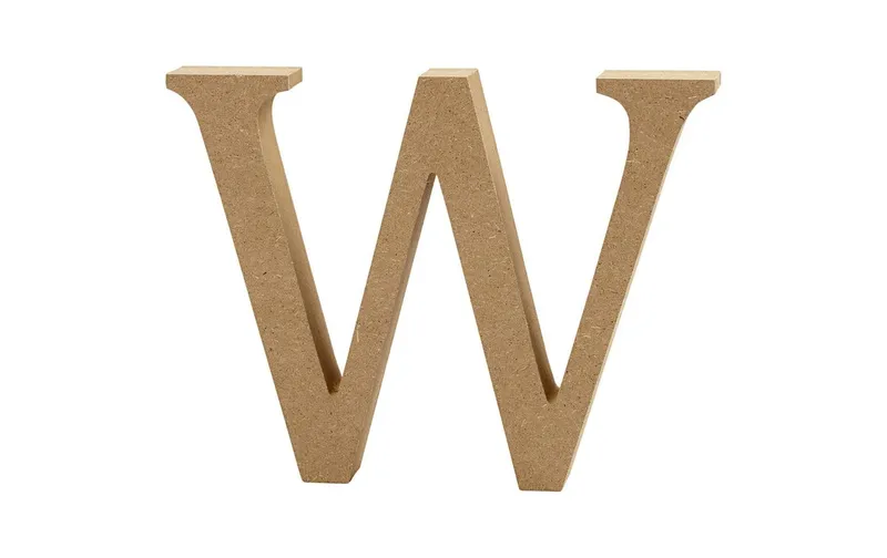 Creativ Company Holzbuchstabe W 1 pièces
