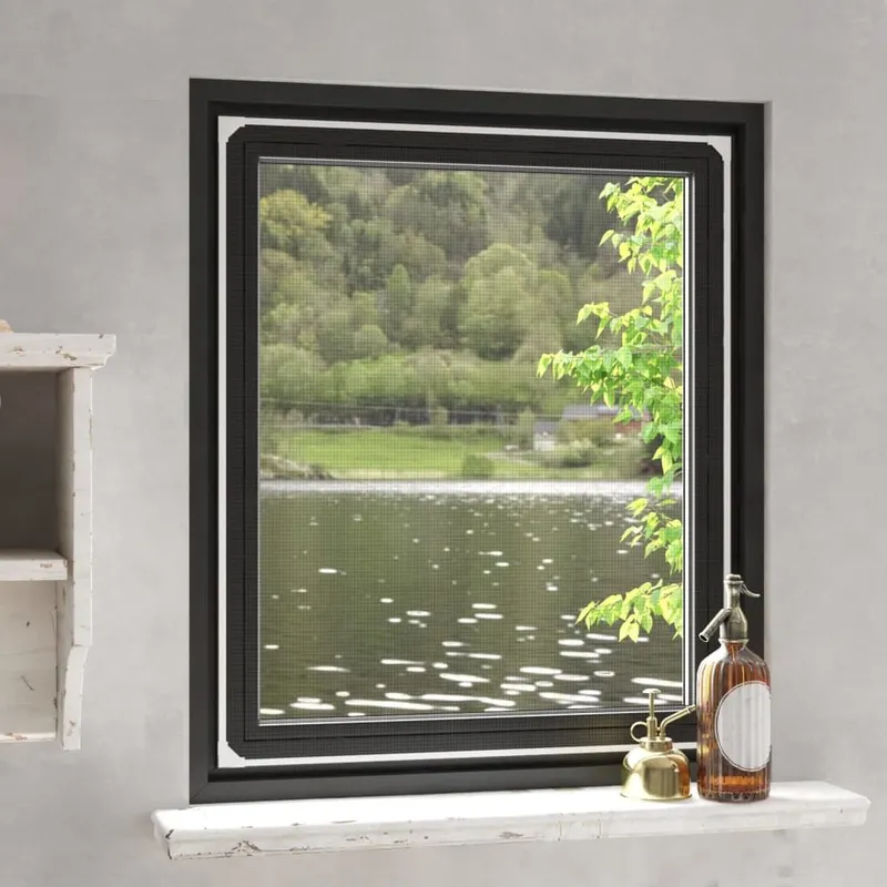 Magnet-Insektenschutz per Fenster bianco 100x120 cm