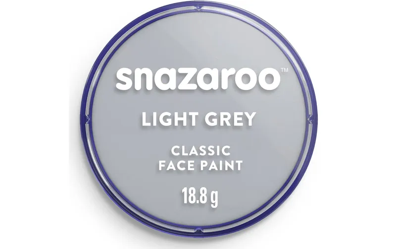 Snazaroo Schminkfarbe Blister 18 ml, Hellgrau