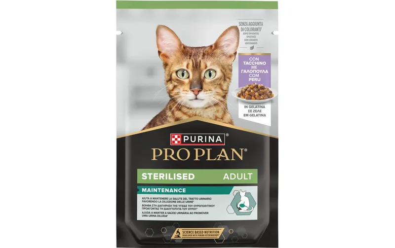 Purina Pro Plan Nassfutter Adult Sterilized Gelée Truthahn 26 x 85 g