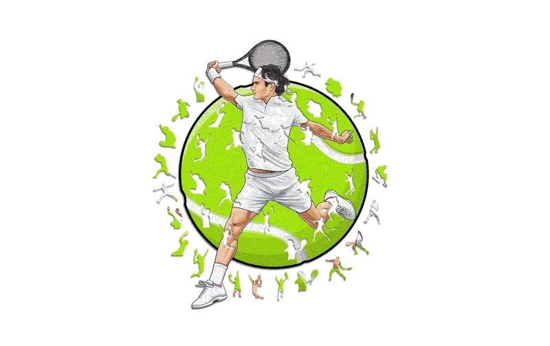 Iconic Puzzle Puzzle Roger Federer – Tennis