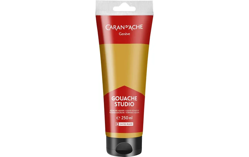 Caran d'Ache Wasserfarbe Gouache Studio 250 ml, Ocker