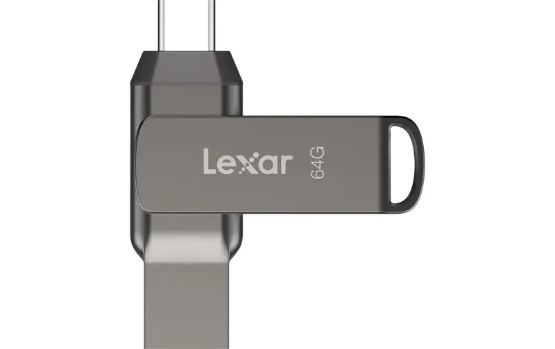 Lexar USB-Stick JumpDrive Dual Drive D400 64 GB