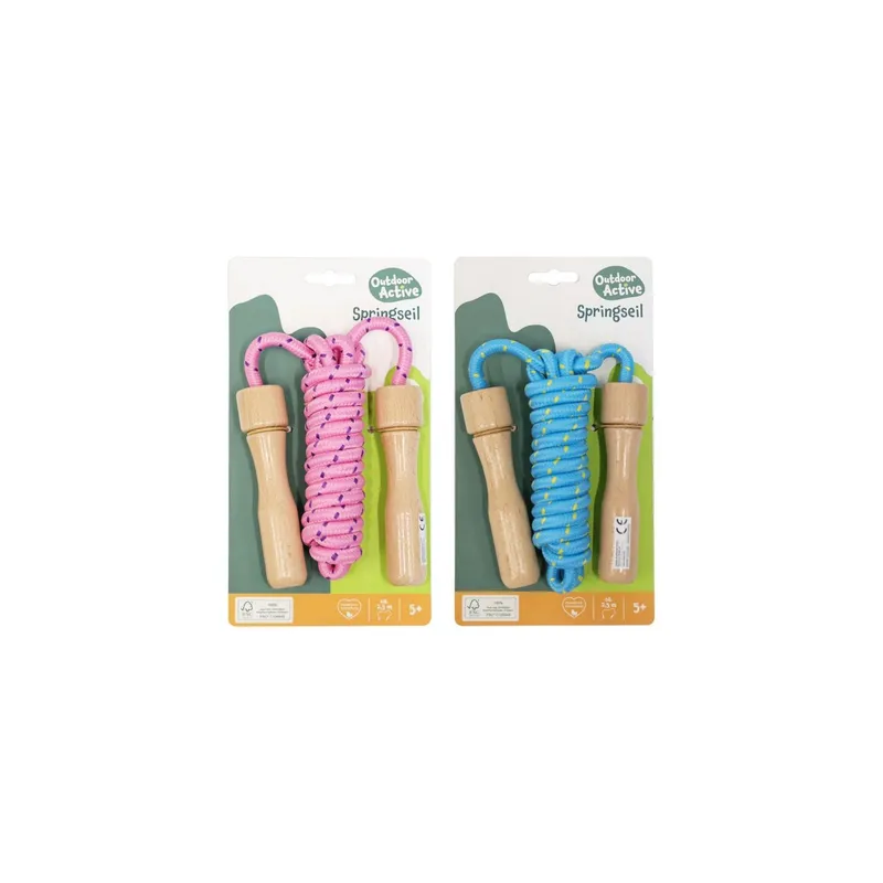 vedes Springseil con Holzgriffen 250 cm