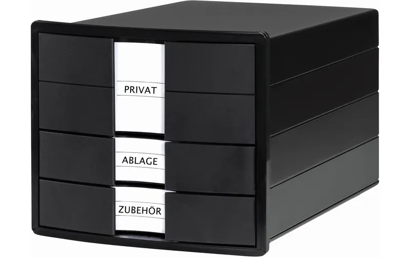 HAN Schubladenbox Impuls 3 Schubladen, nero