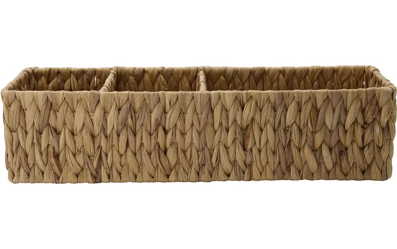 House Doctor Aufbewahrungskorb naturale 40 x 10 x 12 cm, brown