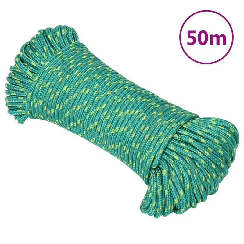 Bootsseil verde 5 mm 50 m Polypropylen