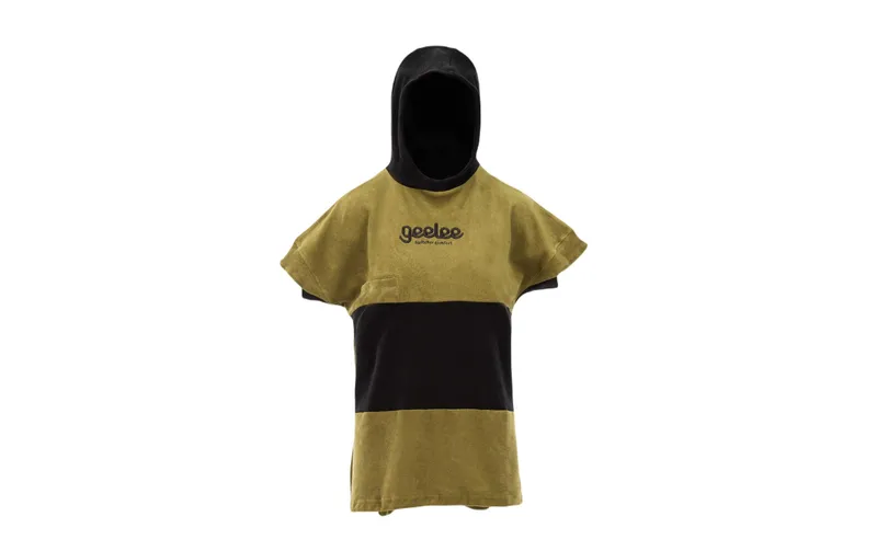 Switcher Badeponcho Geelee Beach Kids Olive/Noir, One Size