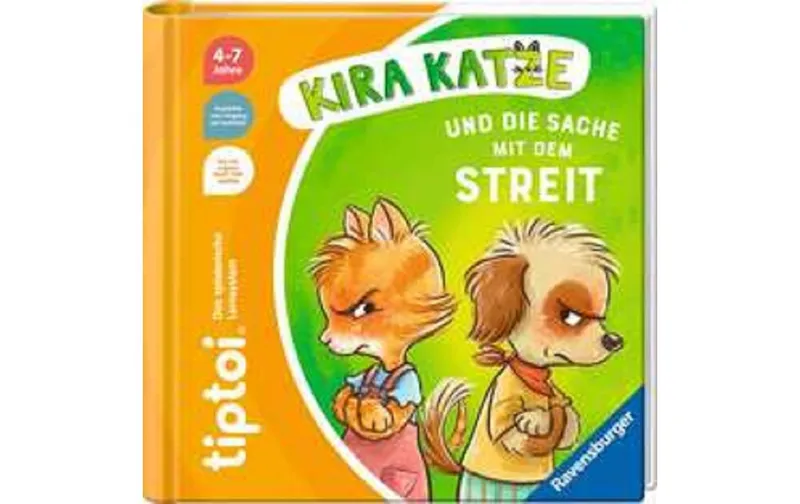 tiptoi Lernbuch Kira Katze et die Sache avec dem Streit