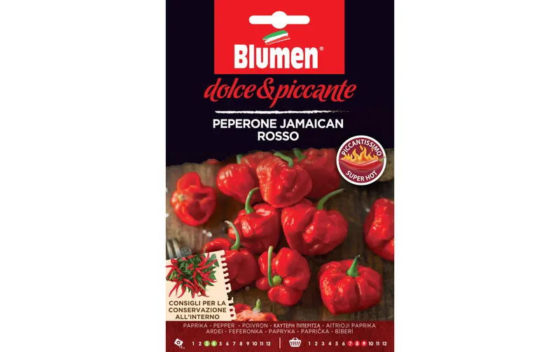 Blumen Samen Paprika Jamaicon rosso